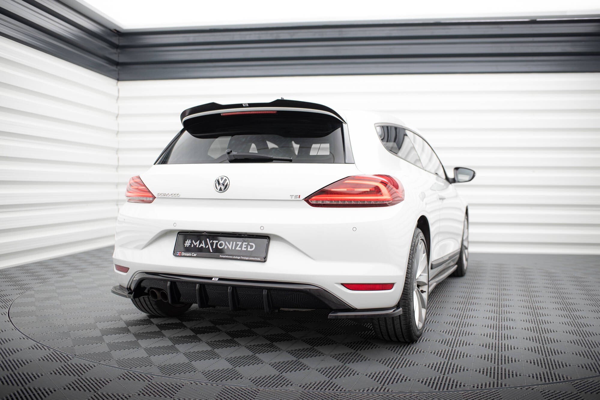 Maxton Design Extensión de alerón para Volkswagen Scirocco Mk3 Facelift - imagen 3