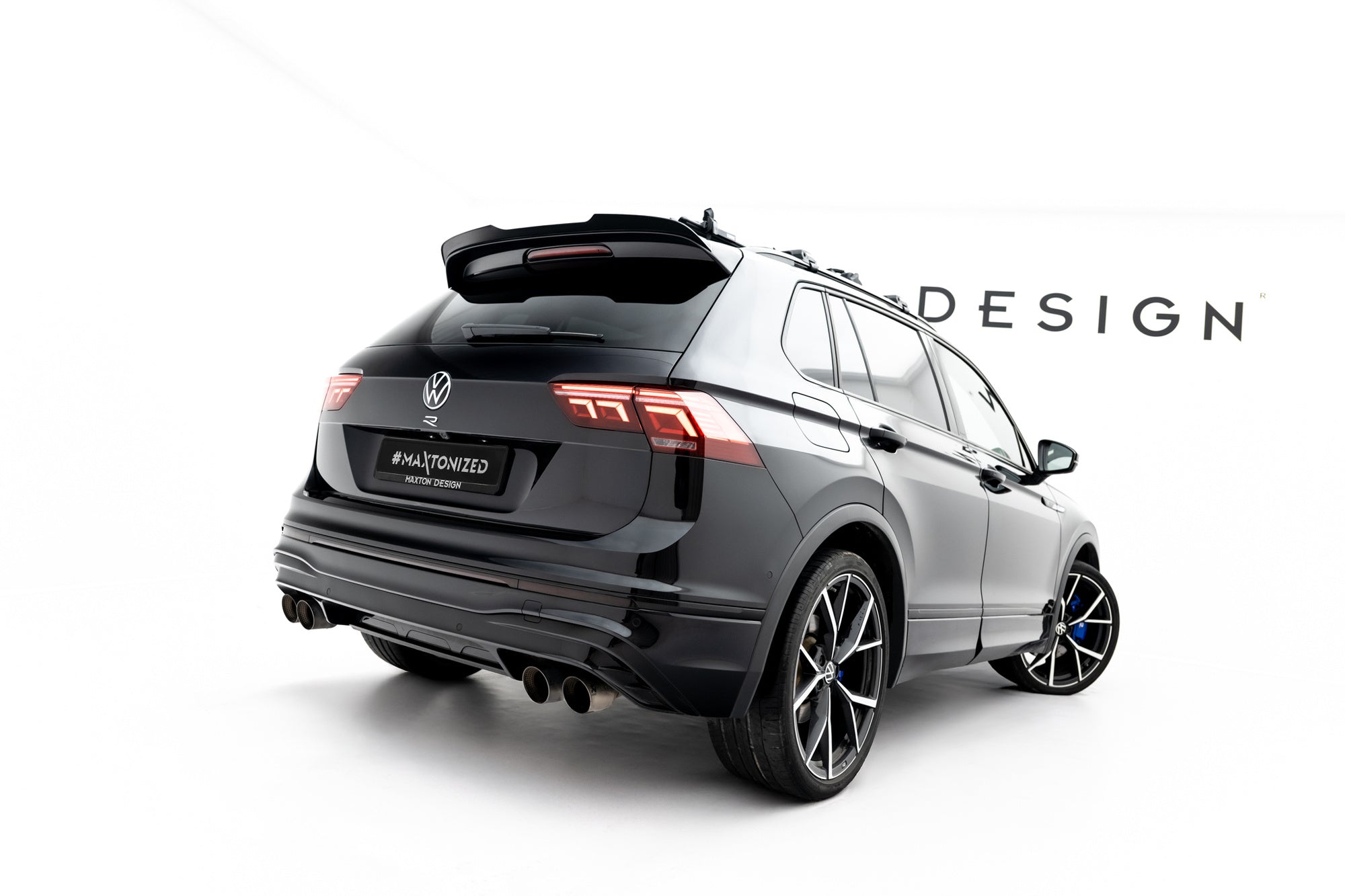 Maxton Design Extensión de alerón Seat Tarraco FR Mk1 / para Volkswagen Tiguan R / R-Line Mk2 / Mk2 Facelift - imagen 3