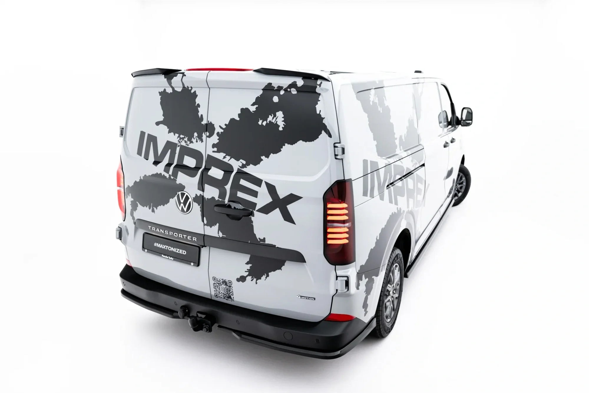 Maxton Design Extensión de alerón para Volkswagen Transporter T7 / Ford Transit Custom Mk2 / Tourneo Custom Mk2 - imagen 1