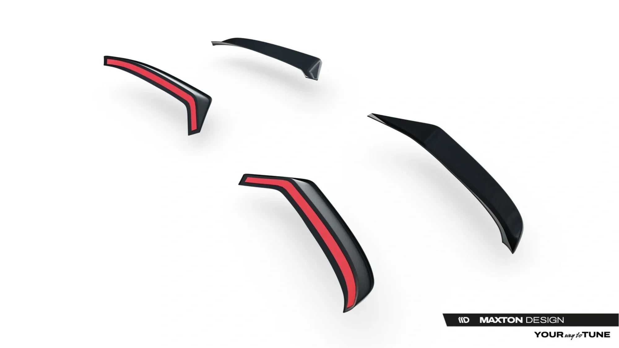 Maxton Design Extensión de alerón para Volkswagen Transporter T7 / Ford Transit Custom Mk2 / Tourneo Custom Mk2 - imagen 6