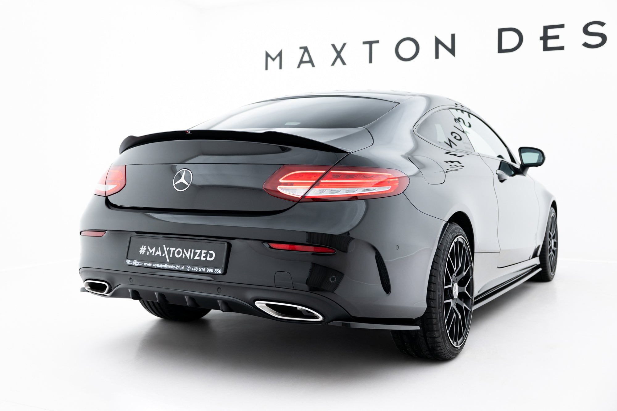 Maxton Design Extensión de alerón para Mercedes- Benz C Coupe AMG-Line C205 - imagen 2