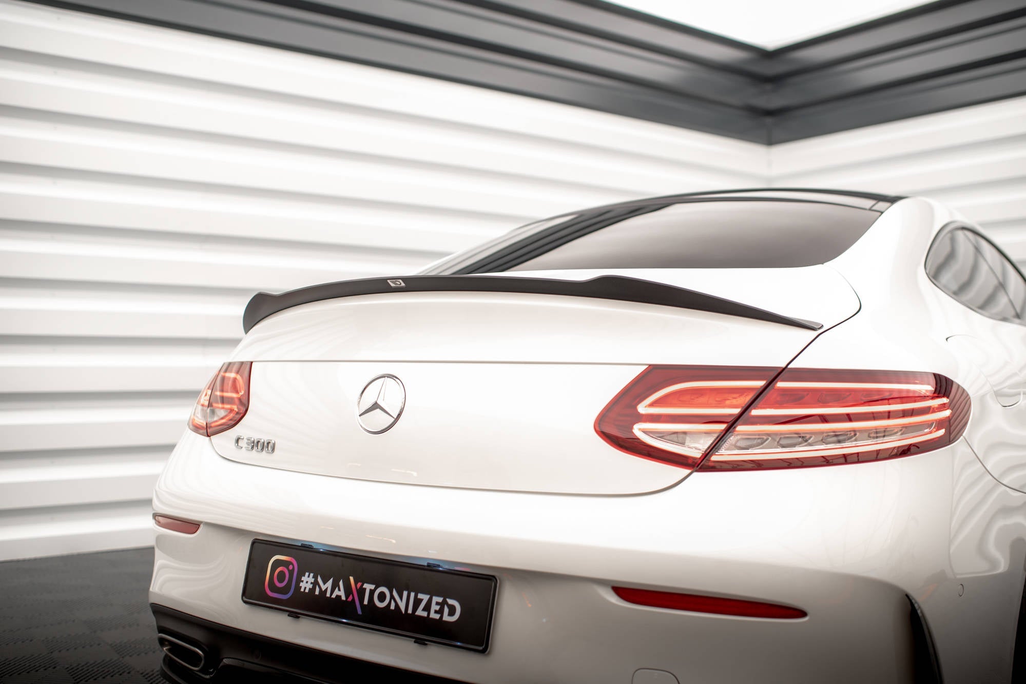Maxton Design Extensión de alerón para Mercedes- Benz C Coupe AMG-Line C205 Facelift - imagen 1