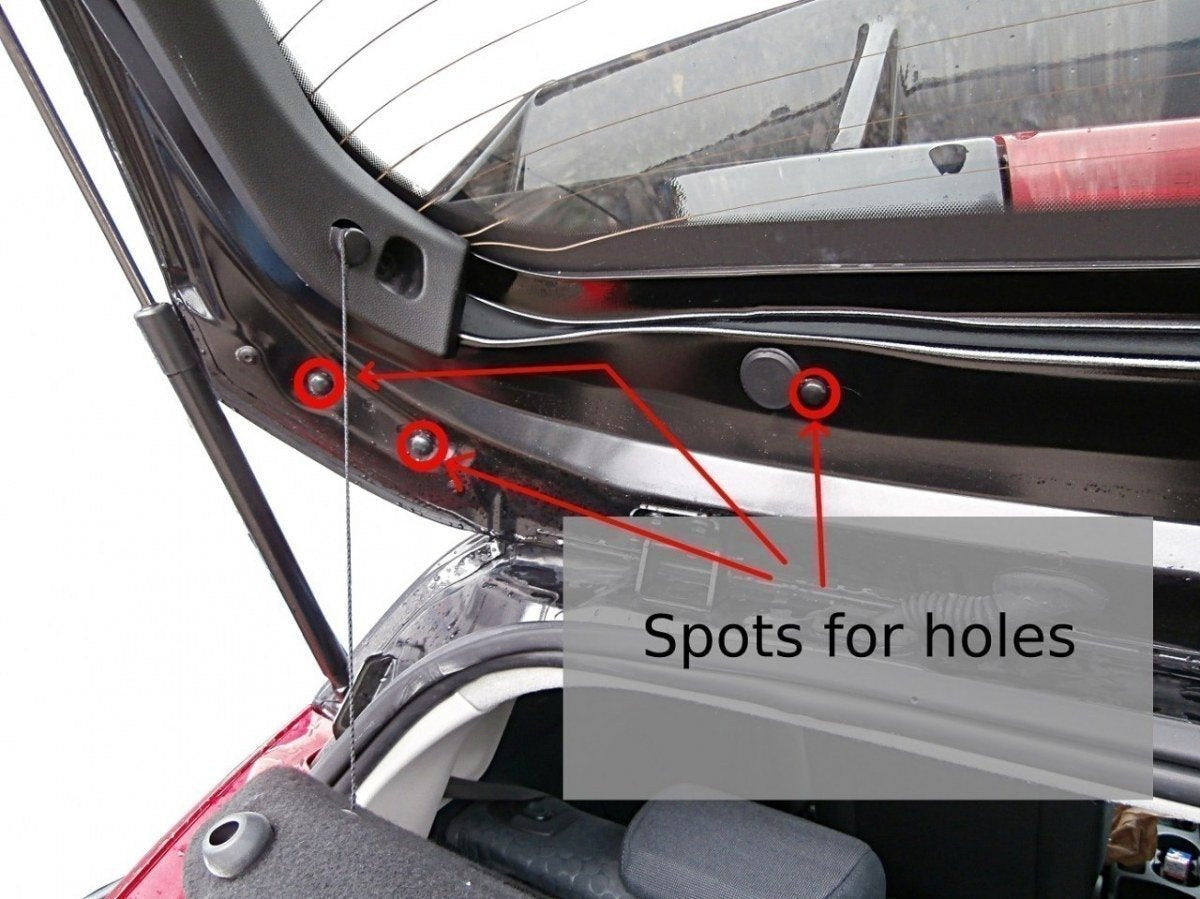Maxton Design Roof Spoiler (Rs LOOK) para Ford Fiesta Mk7 / Mk7 Facelift - imagen 5
