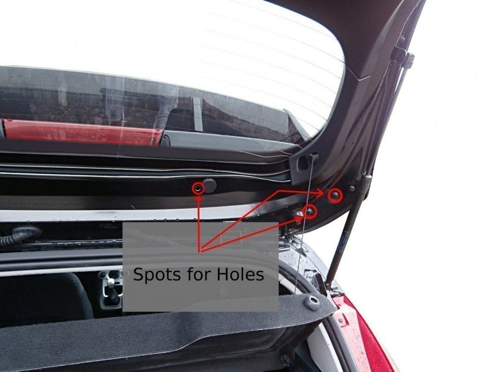 Maxton Design Roof Spoiler (Rs LOOK) para Ford Fiesta Mk7 / Mk7 Facelift - imagen 6