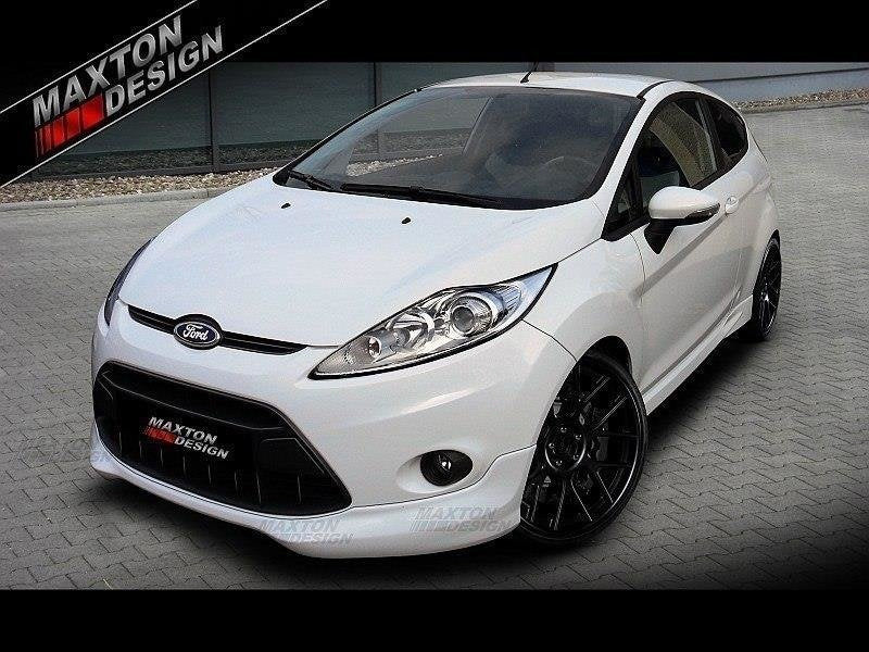 Maxton Design Paragolpes delantero Spoiler para Ford Fiesta Mk7 - imagen 1