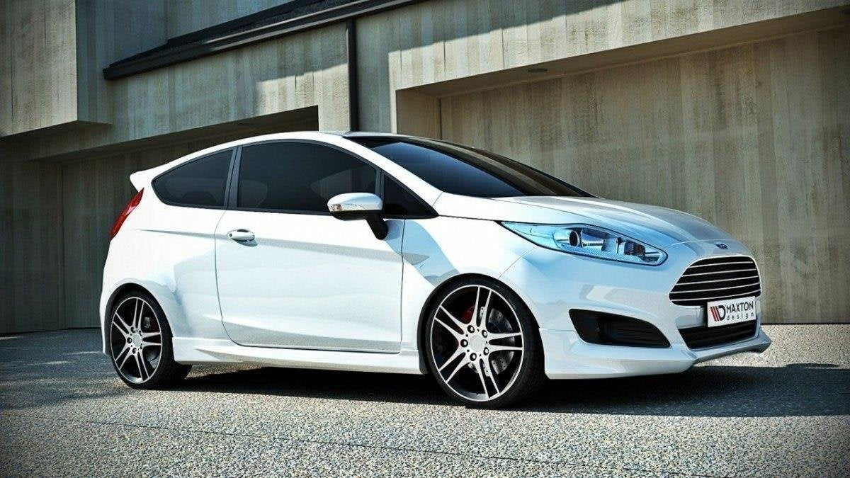 Maxton Design Paragolpes delantero Spoiler para Ford Fiesta Mk7 Facelift - imagen 2
