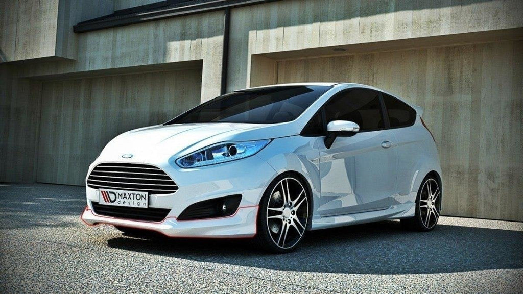 Maxton Design Paragolpes delantero Spoiler para Ford Fiesta Mk7 Facelift - imagen 3