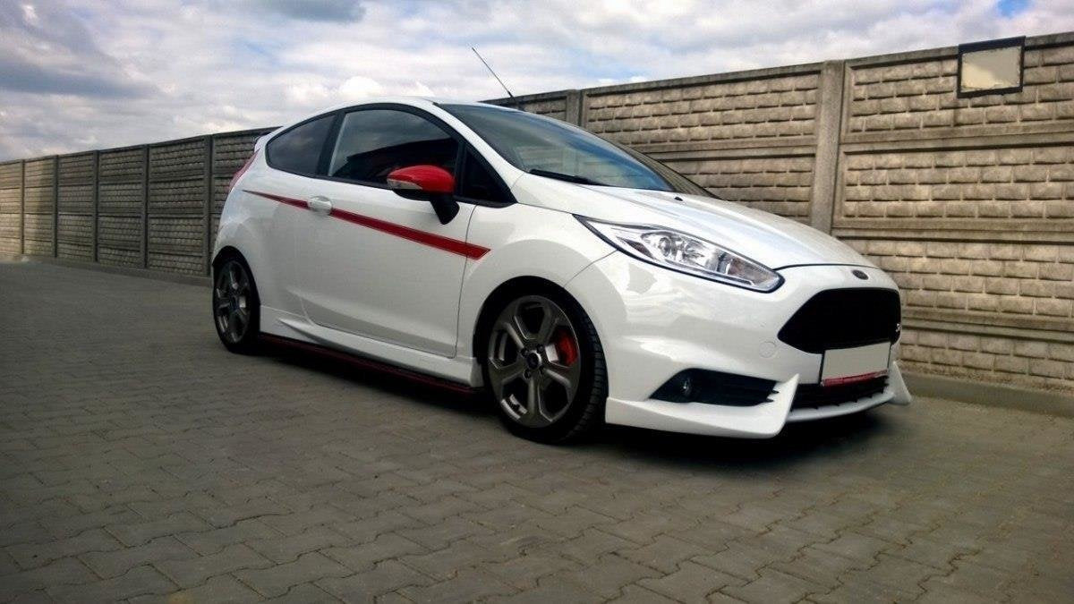 Maxton Design Paragolpes delantero Spoiler para Ford Fiesta ST Mk7 Facelift - imagen 2