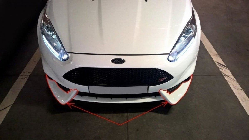 Maxton Design Paragolpes delantero Spoiler para Ford Fiesta ST Mk7 Facelift - imagen 3