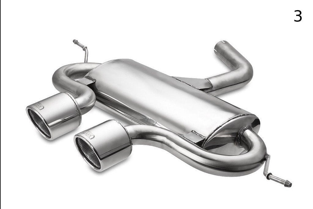 Maxton Design Sports Exhaust Muffler Exhaust para Volkswagen Golf VI, Golf Mk5 R32, Scirocco 3 - imagen 4