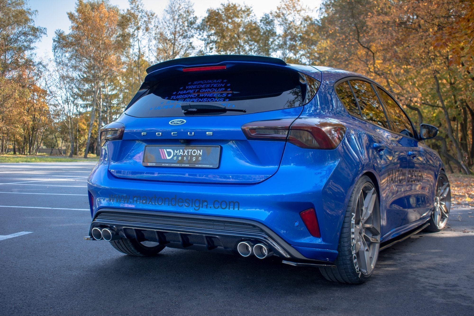 Maxton Design Difusor trasero para Ford Focus Hatchabck ST-Line - imagen 1