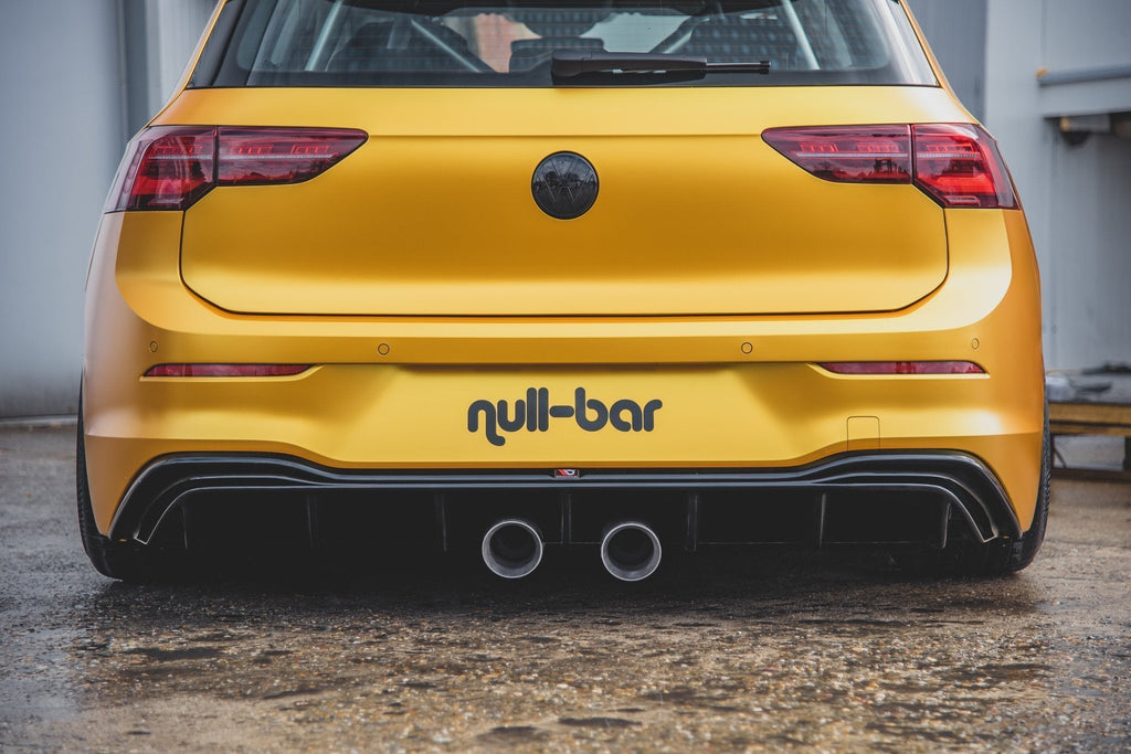 Maxton Design Difusor trasero (R32 LOOK) With Exhaust para Volkswagen Golf Hatchback Mk8 / Mk8 Facelift - imagen 1