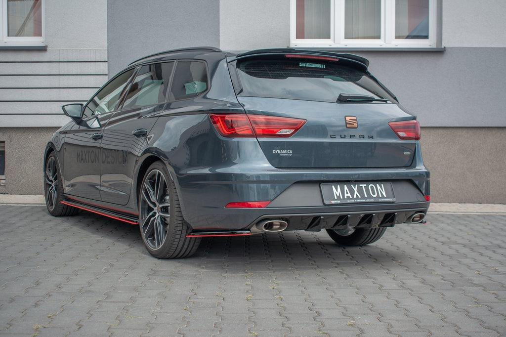 Maxton Design Difusor trasero V.1 para Seat Leon Cupra Mk3 Facelift Sportstourer - imagen 2