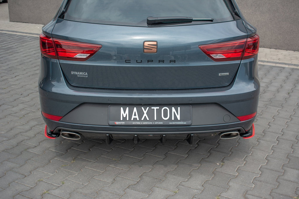 Maxton Design Difusor trasero V.1 para Seat Leon Cupra Mk3 Facelift Sportstourer - imagen 1