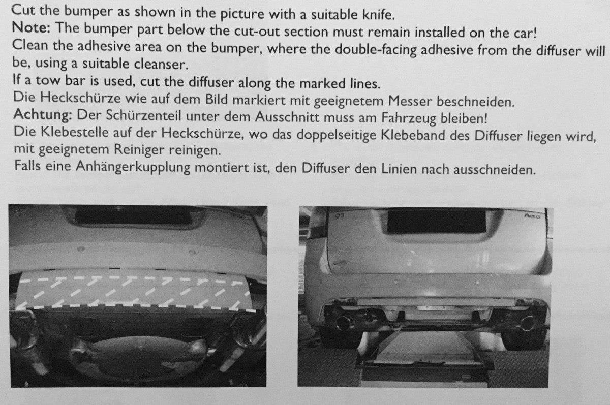 Maxton Design Difusor trasero para Saab 9-3 Aero Mk2 Facelift - imagen 5