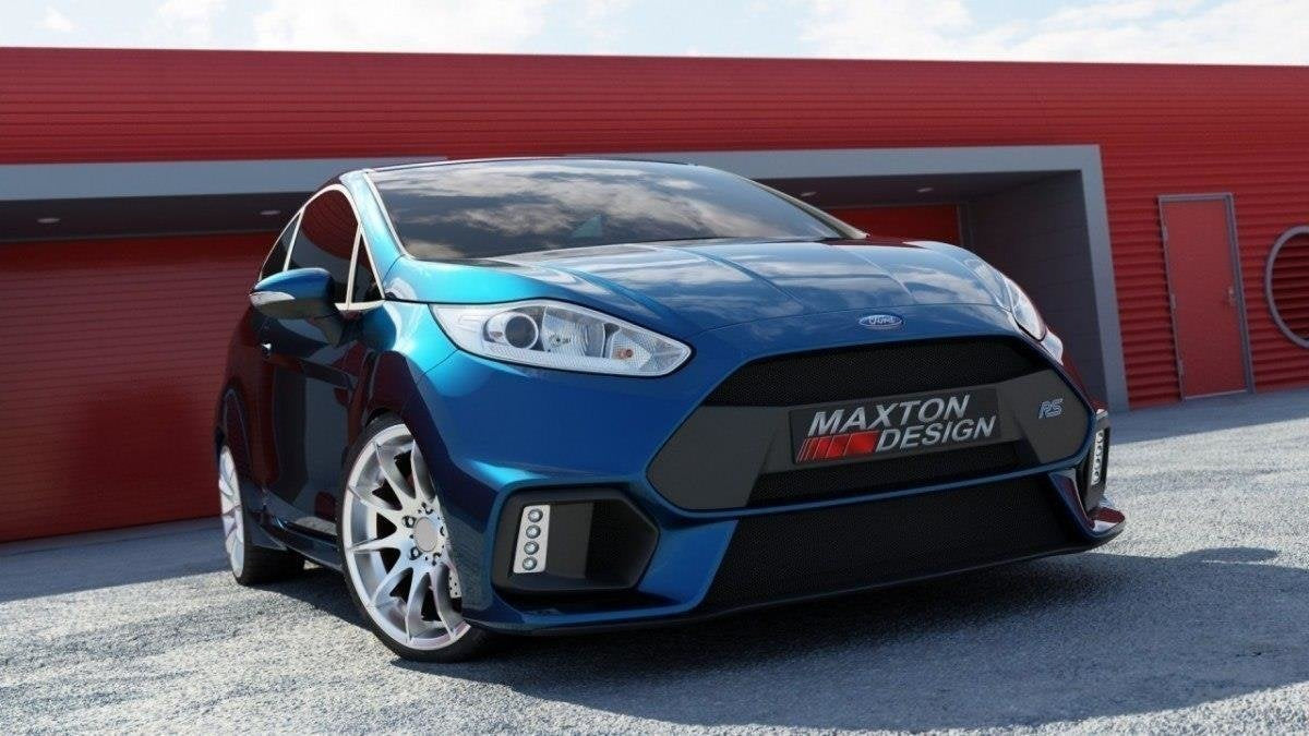 Maxton Design Paragolpes delantero (Focus Rs LOOK) para Ford Fiesta Mk7 Facelift - imagen 1