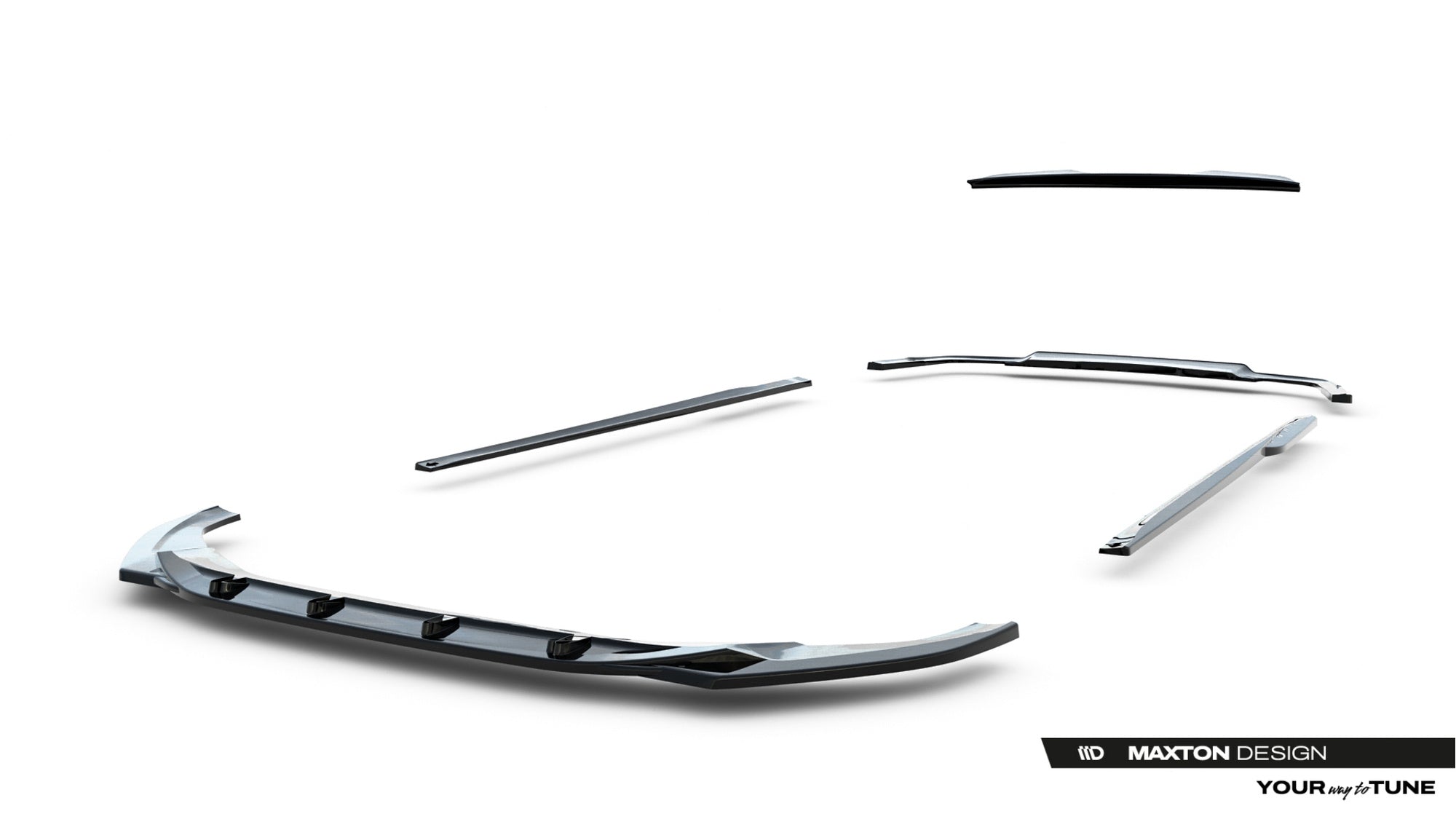 Maxton Design Set Of Splitters para Audi A5 S-Line Coupe F5 Facelift - imagen 16