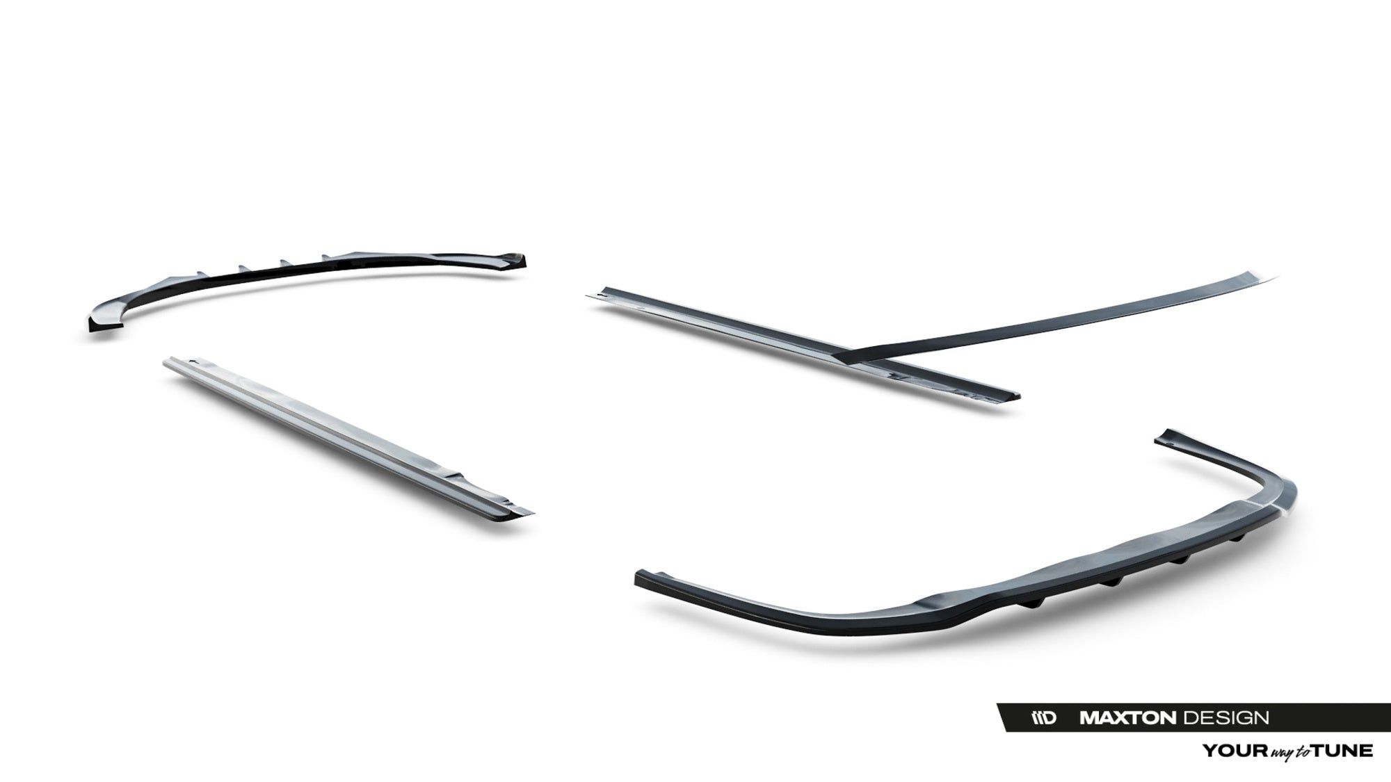 Maxton Design Set Of Splitters para Audi A8 Long D4 Facelift - imagen 12