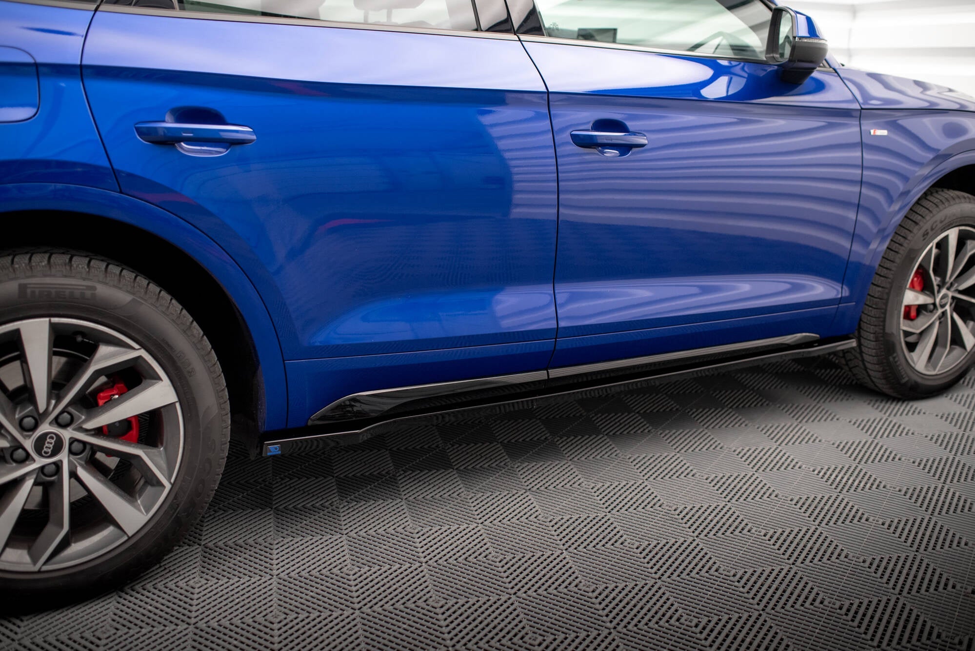 Maxton Design Set Of Splitters para Audi Q5 S-Line SUV Mk2 Facelift - imagen 5