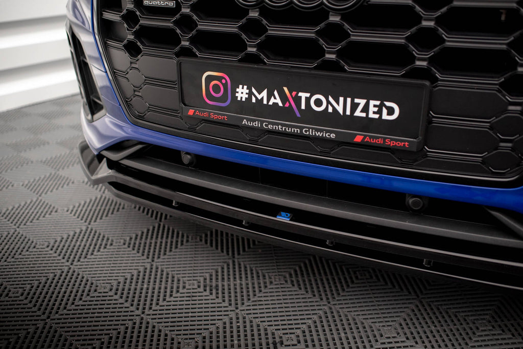Maxton Design Set Of Splitters para Audi Q5 S-Line SUV Mk2 Facelift - imagen 3