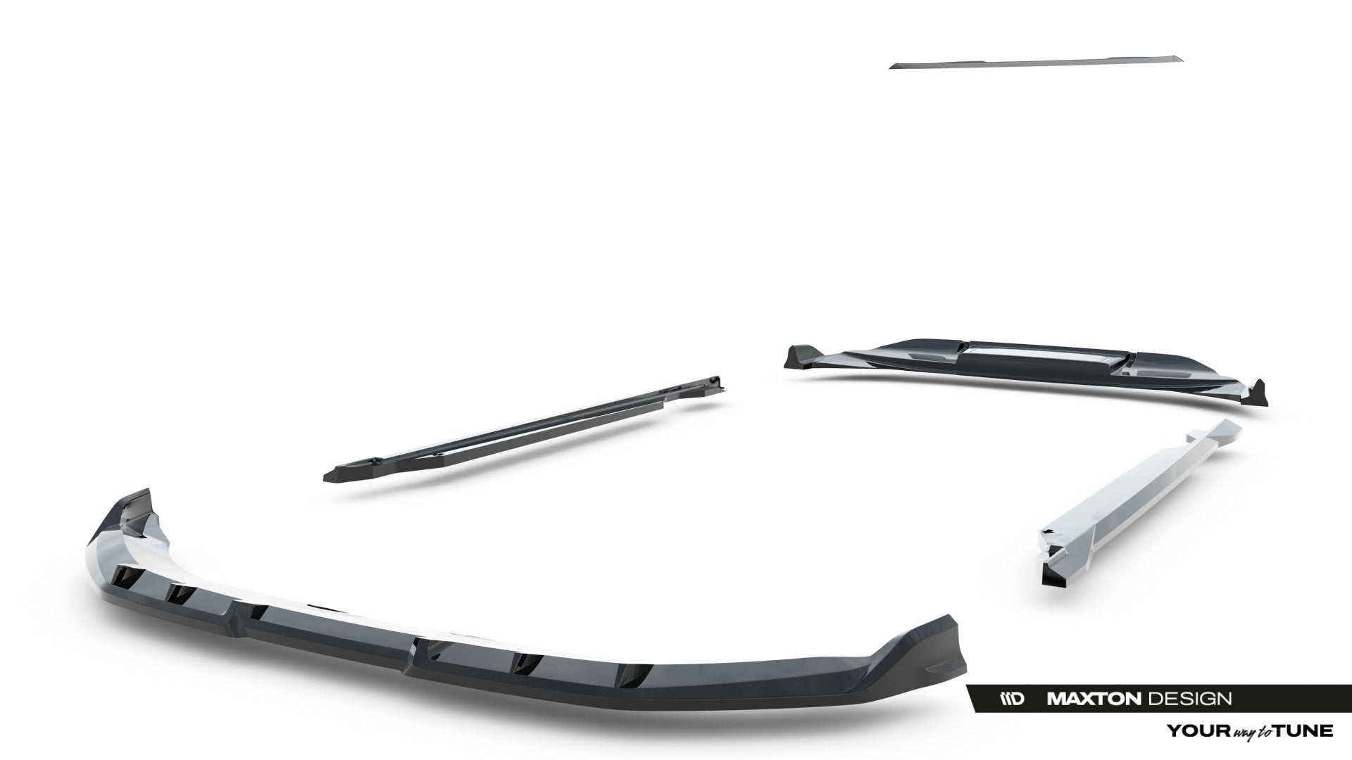 Maxton Design Set Of Splitters para Audi Q6 e-tron S-Line / SQ6 e-tron SUV Mk1 - imagen 20