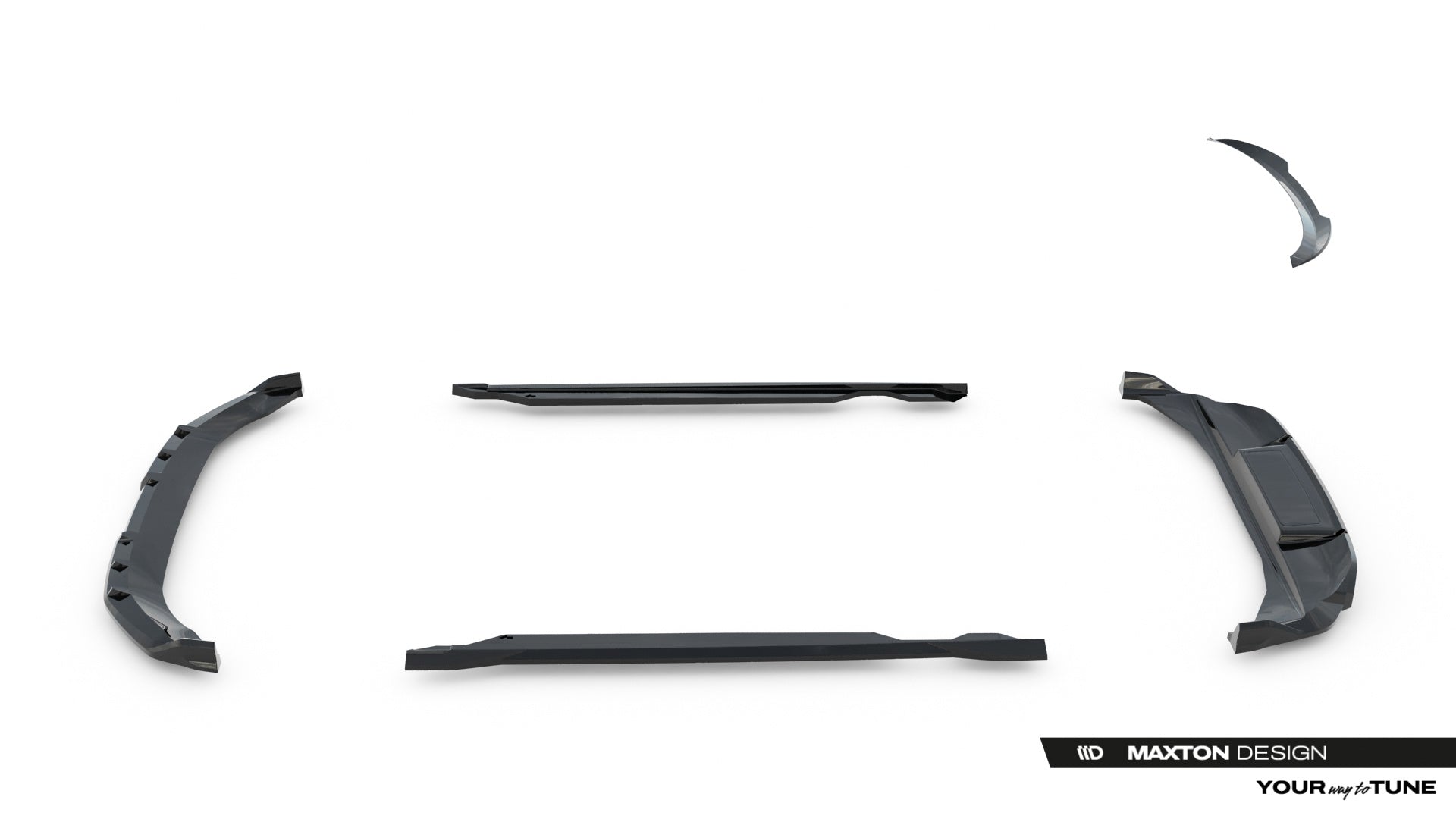 Maxton Design Set Of Splitters para Audi Q6 e-tron S-Line / SQ6 e-tron SUV Mk1 - imagen 19