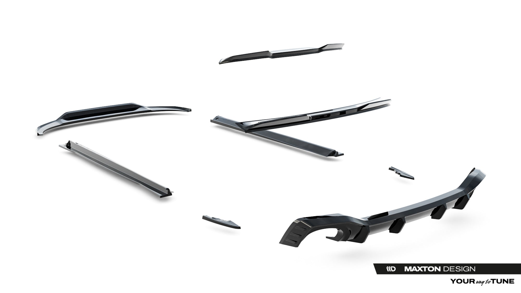 Maxton Design Set Of Splitters para Audi RSQ8 Mk1 - imagen 23