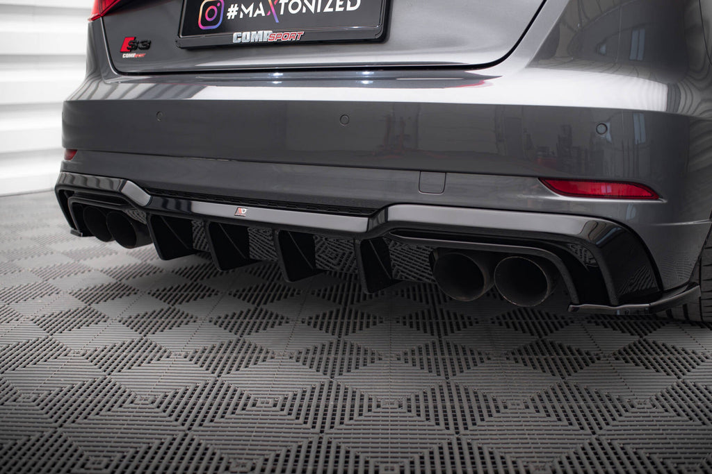 Maxton Design Set Of Splitters para Audi S3 Sportback 8V Facelift - imagen 8