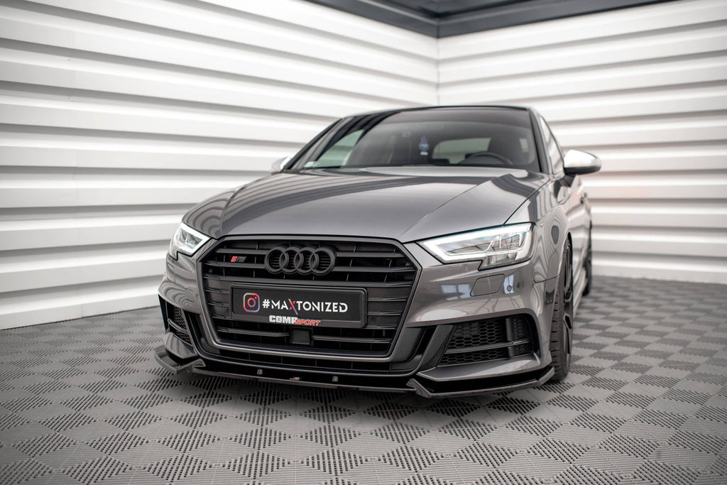 Maxton Design Set Of Splitters para Audi S3 Sportback 8V Facelift - imagen 4