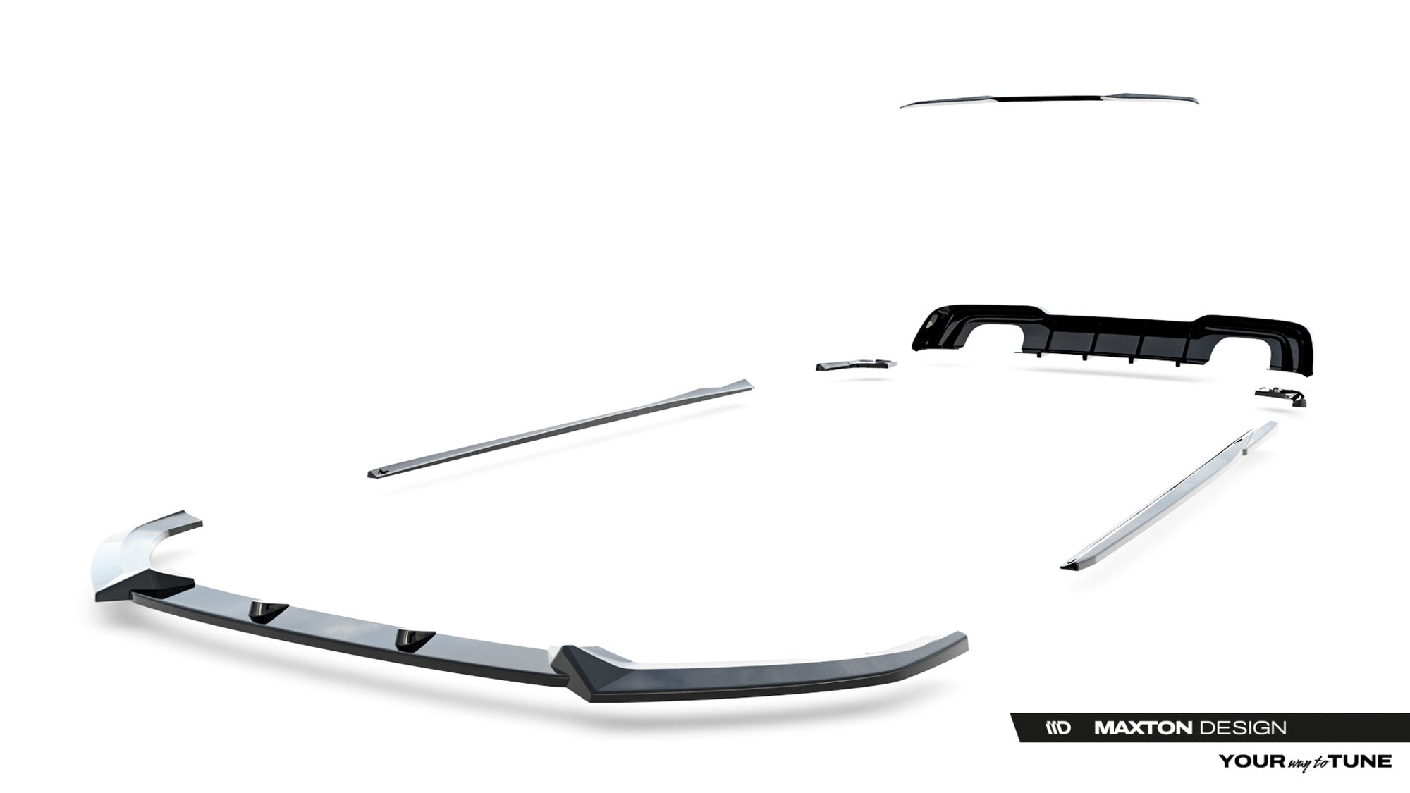 Maxton Design Set Of Splitters para Audi S3 Sportback 8V Facelift - imagen 17