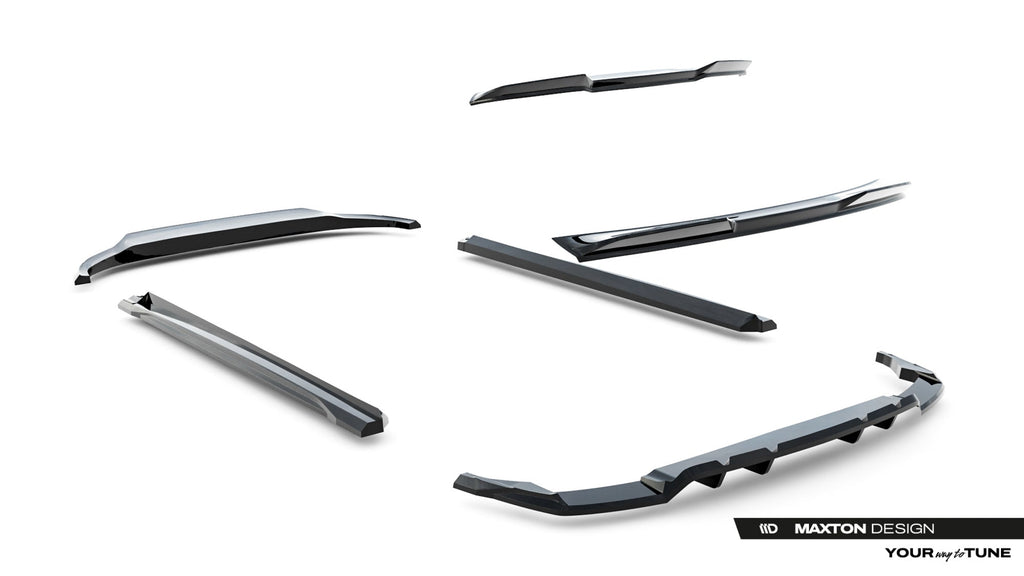 Maxton Design Set Of Splitters para Audi SQ8 / Q8 S-Line Mk1 Facelift - imagen 19