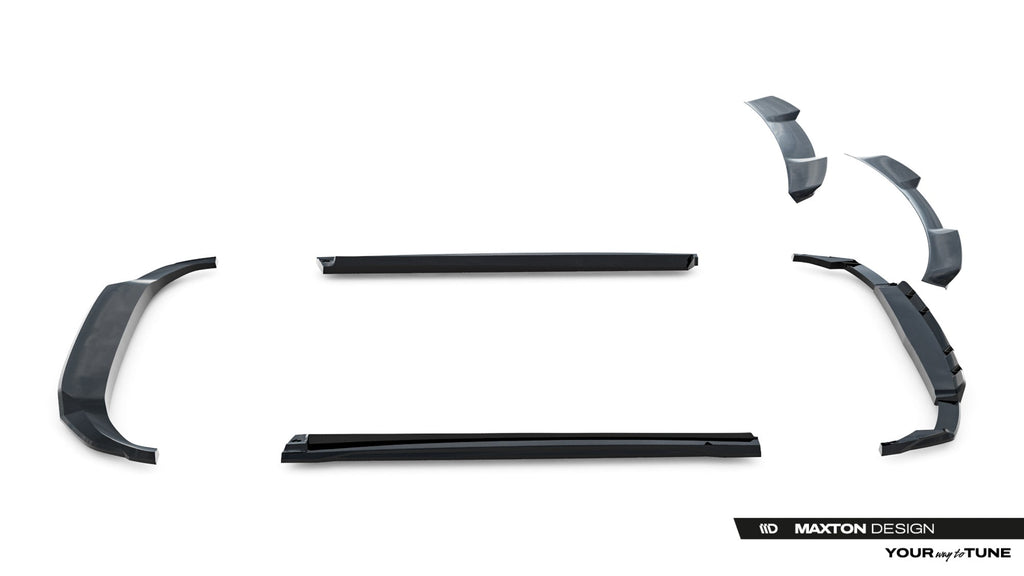 Maxton Design Set Of Splitters para Audi SQ8 / Q8 S-Line Mk1 Facelift - imagen 20