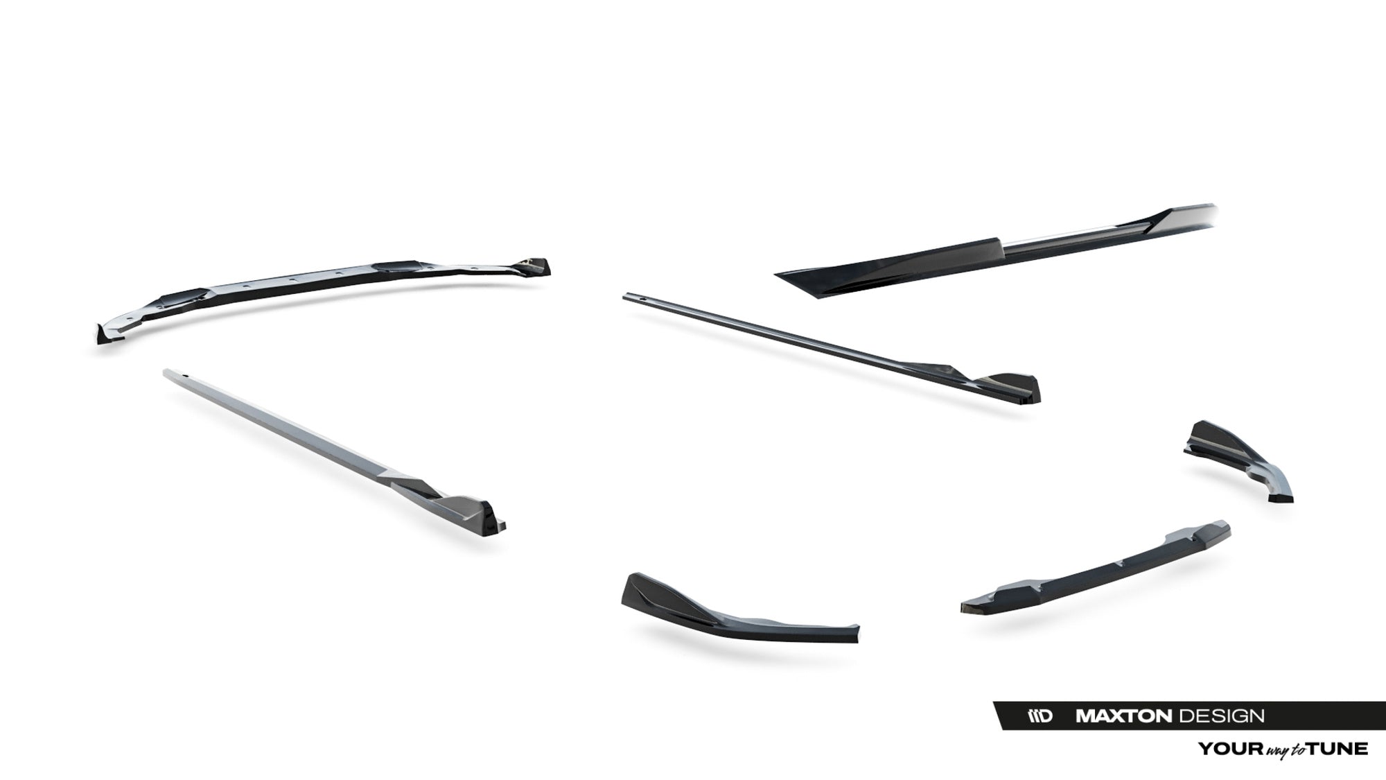 Maxton Design Set Of Splitters para BMW 2 Coupe M240i G42 - imagen 20