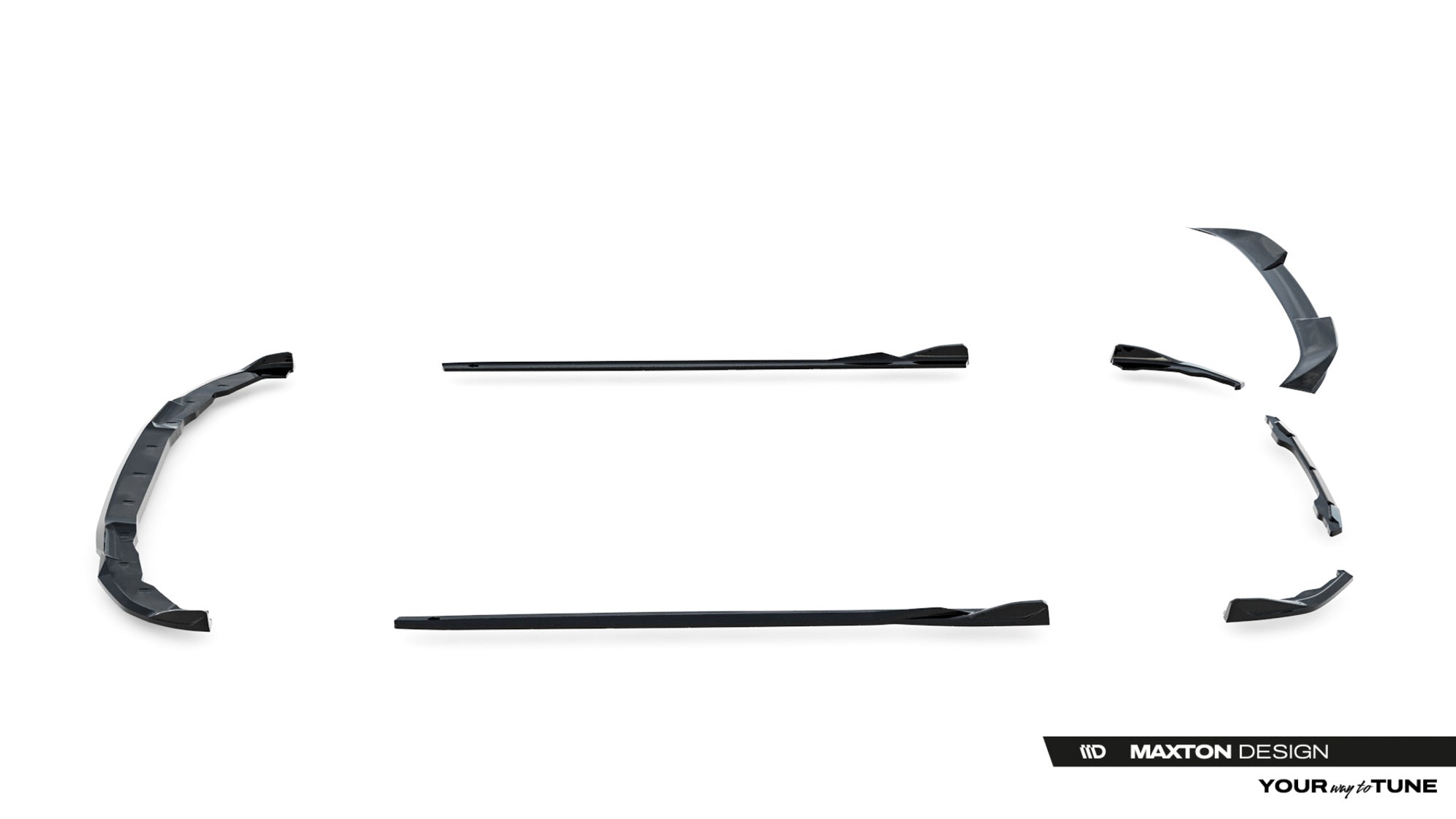 Maxton Design Set Of Splitters para BMW 2 Coupe M240i G42 - imagen 21