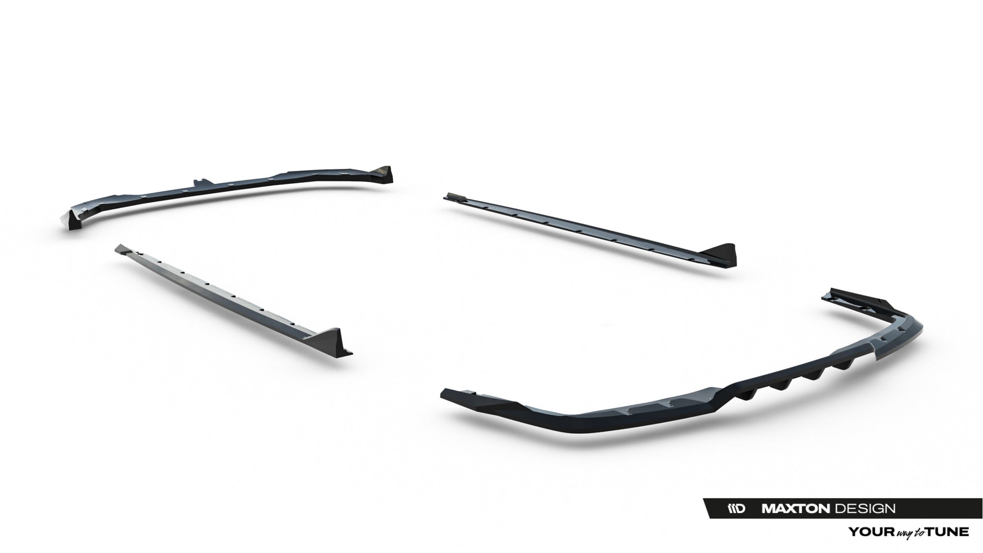 Maxton Design Set Of Splitters para BMW 2 M-Pack Gran Coupe F74 - imagen 16