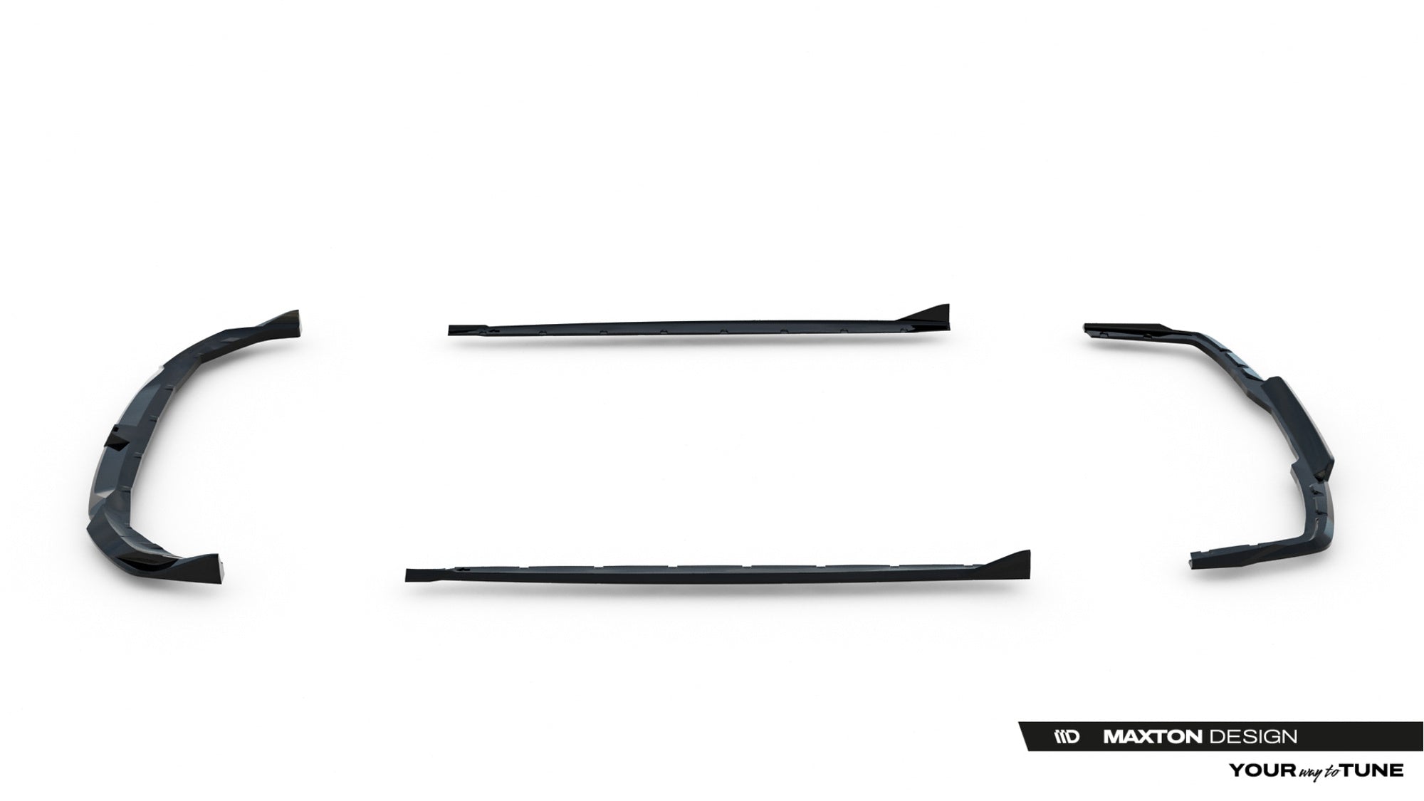 Maxton Design Set Of Splitters para BMW 2 M-Pack Gran Coupe F74 - imagen 15