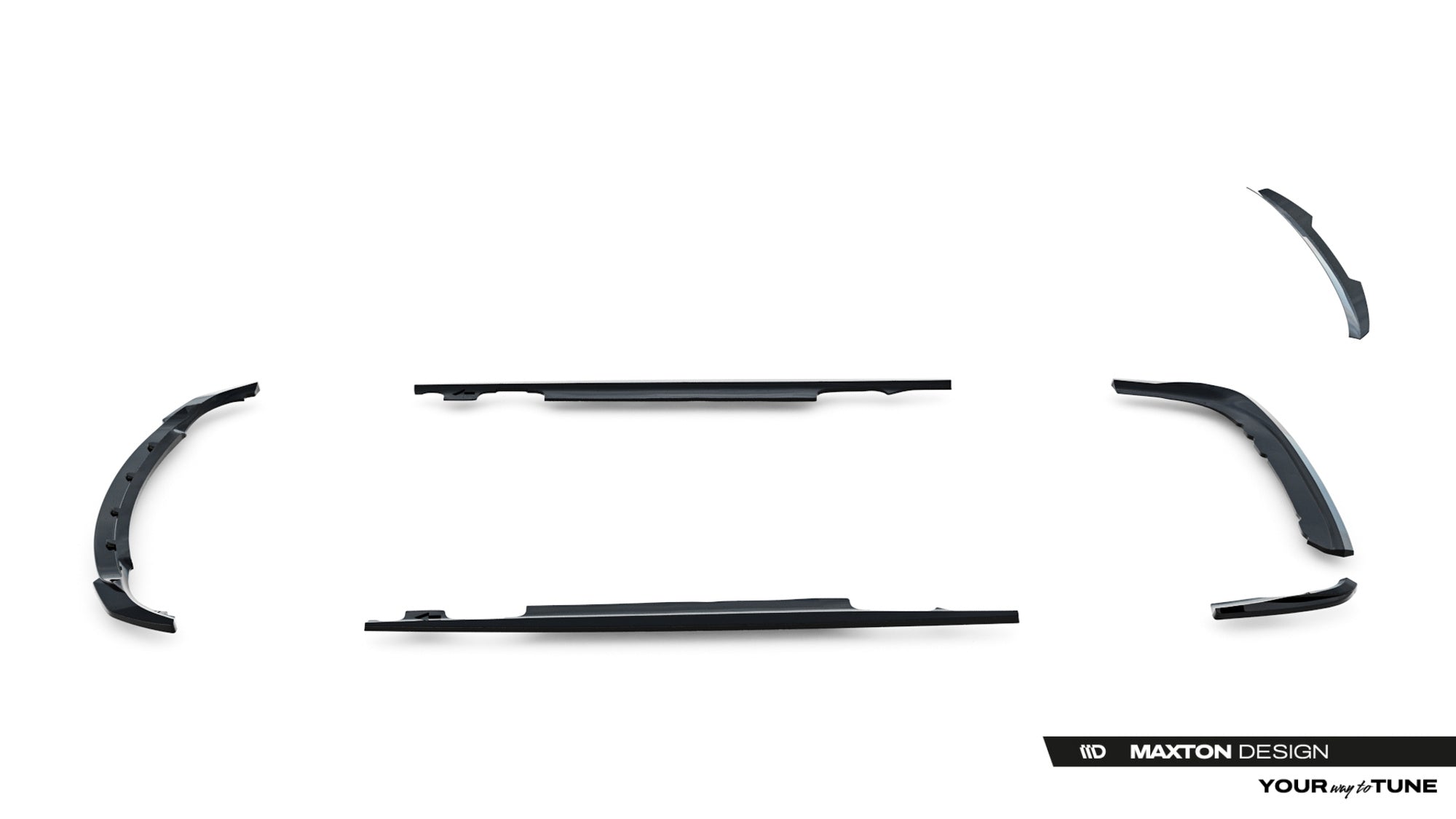 Maxton Design Set Of Splitters para BMW 3 Coupe E46 - imagen 14