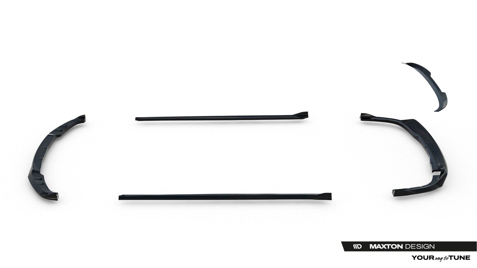 Maxton Design Set Of Splitters para BMW 3 Sportline Sedan F30 - imagen 20
