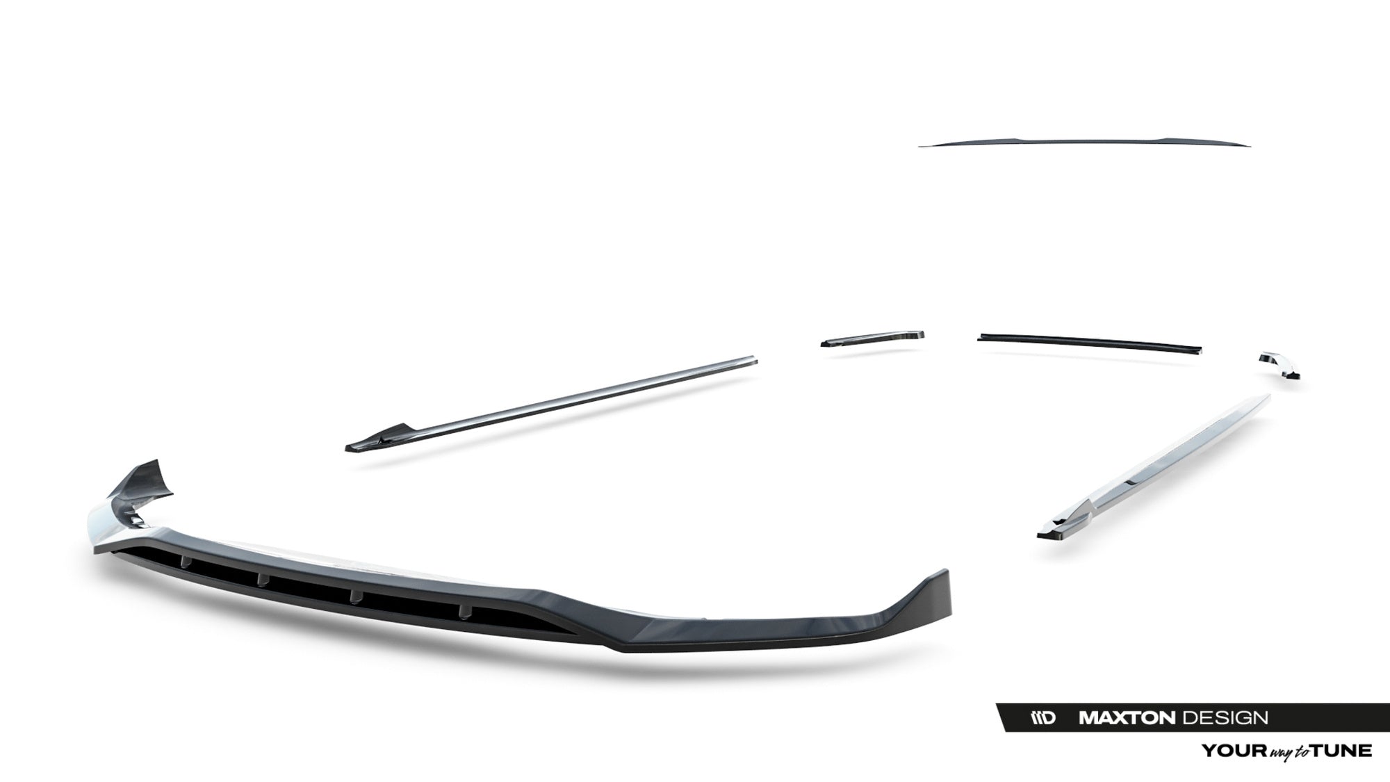 Maxton Design Set Of Splitters para BMW 5 Sedan M-Pack G30 - imagen 16