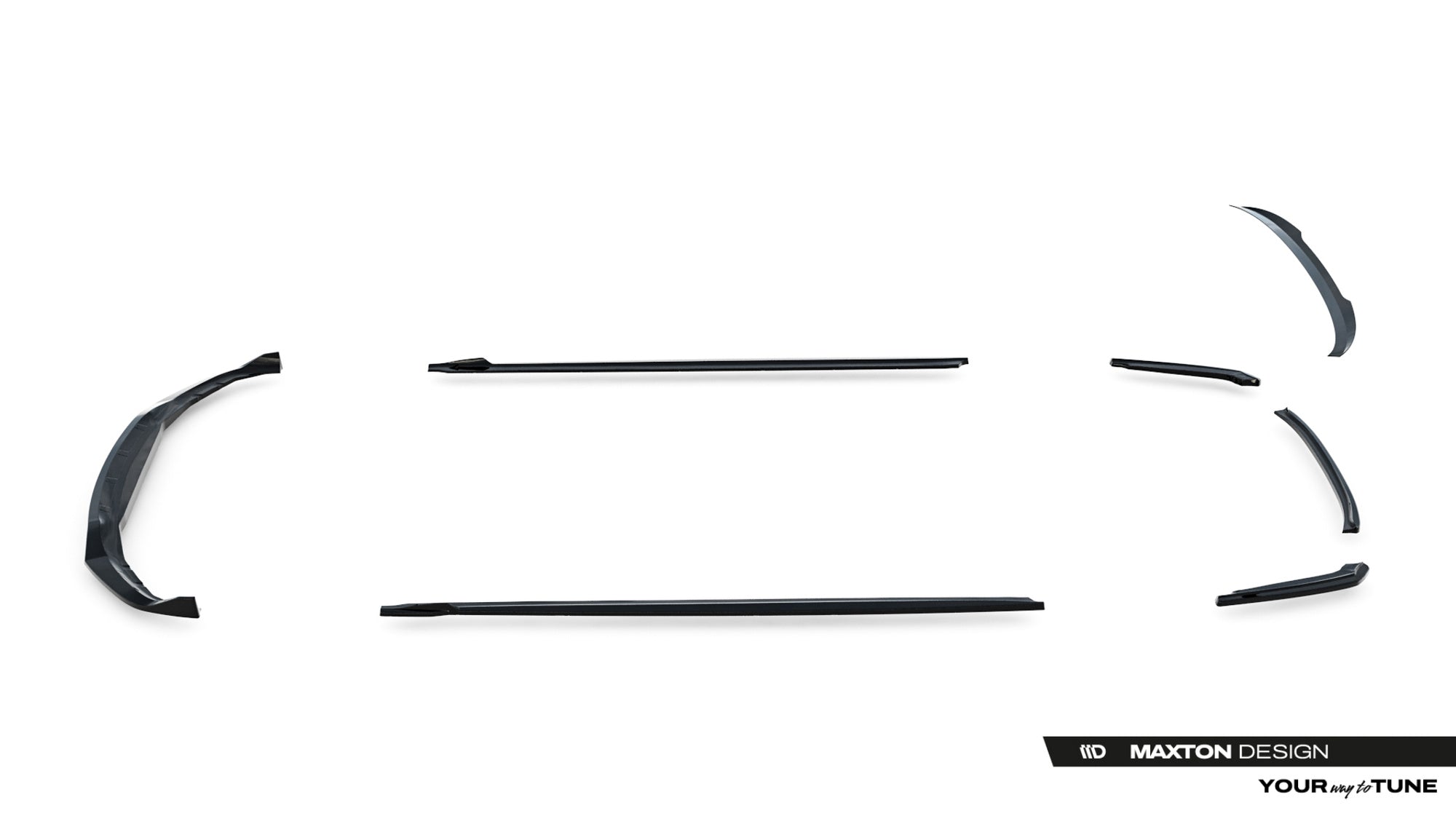 Maxton Design Set Of Splitters para BMW 5 Sedan M-Pack G30 - imagen 17