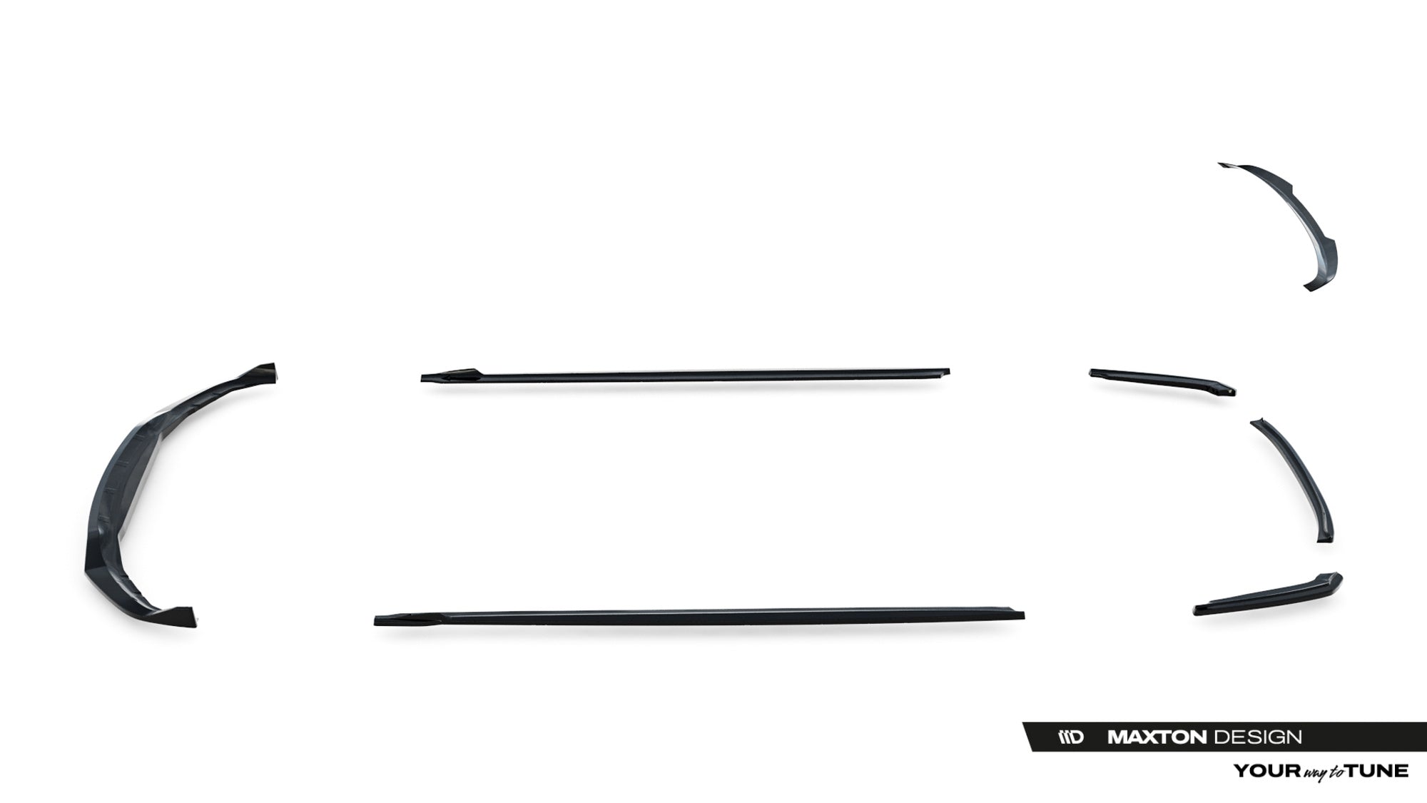 Maxton Design Set Of Splitters para BMW 5 Touring M-Pack G31 - imagen 15
