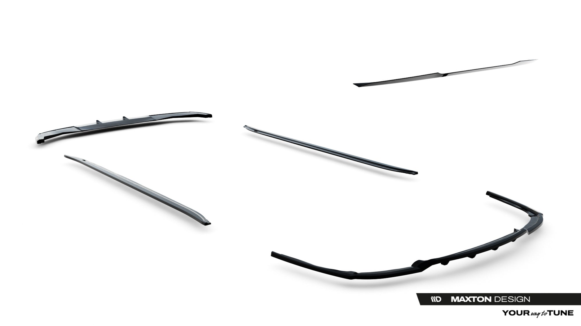 Maxton Design Set Of Splitters para BMW 7 M-Pack F01 - imagen 13