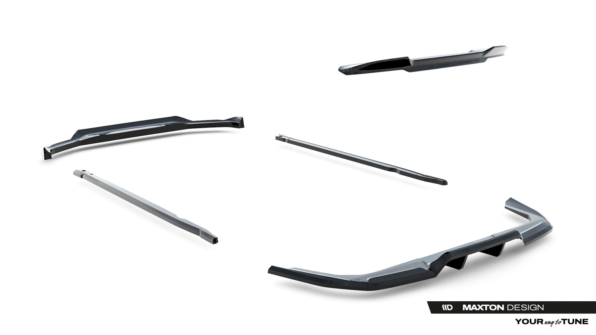 Maxton Design Set Of Splitters para BMW X1 M-Pack U11 - imagen 14