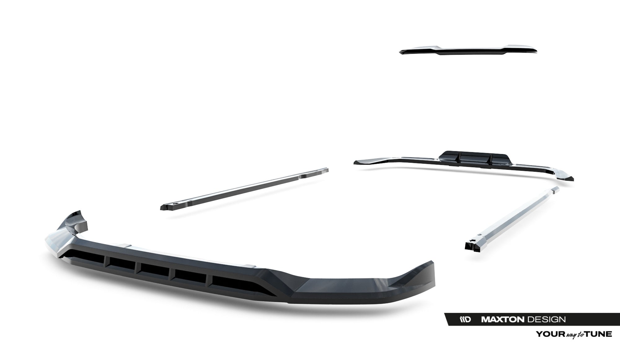 Maxton Design Set Of Splitters para BMW X1 M-Pack U11 - imagen 16