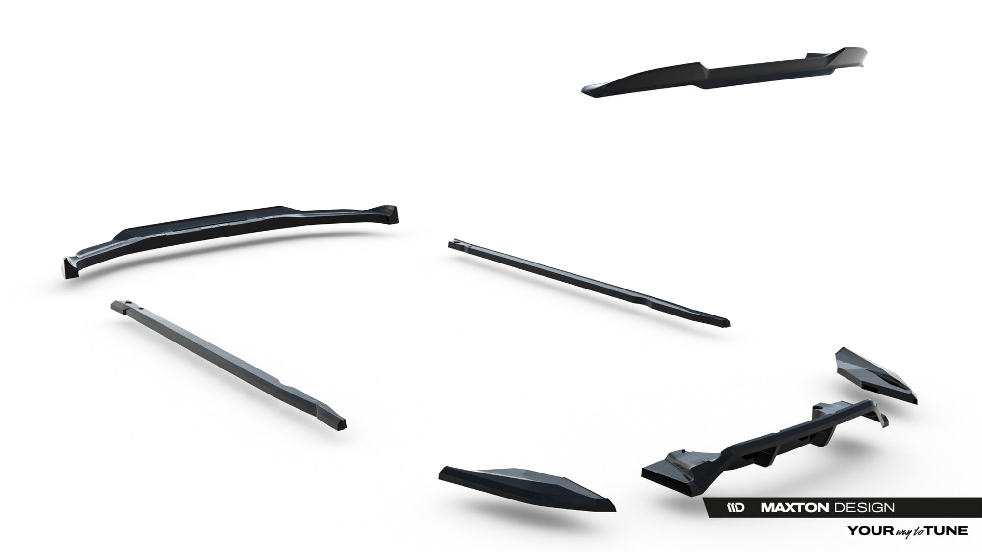 Maxton Design Set Of Splitters para BMW X1 M35i U11 - imagen 20