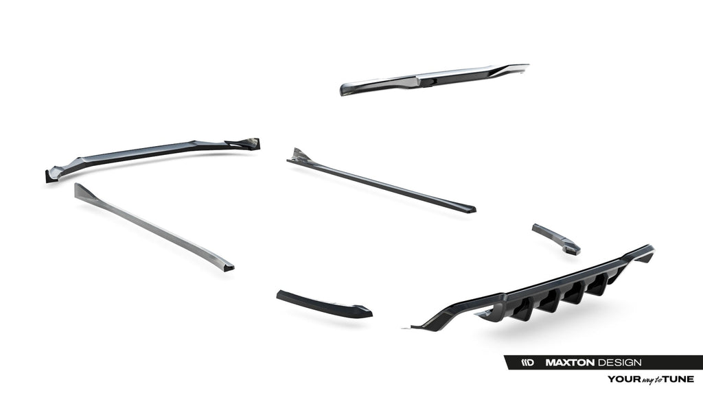 Maxton Design Set Of Splitters para BMW X3 M F97 Facelift - imagen 15