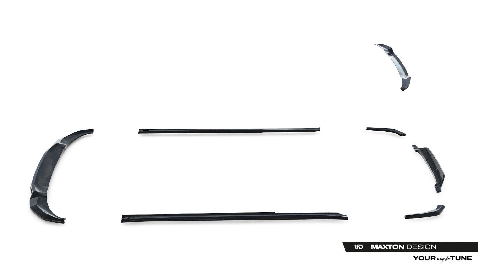 Maxton Design Set Of Splitters para BMW X3 M40d / M40i G01 - imagen 18