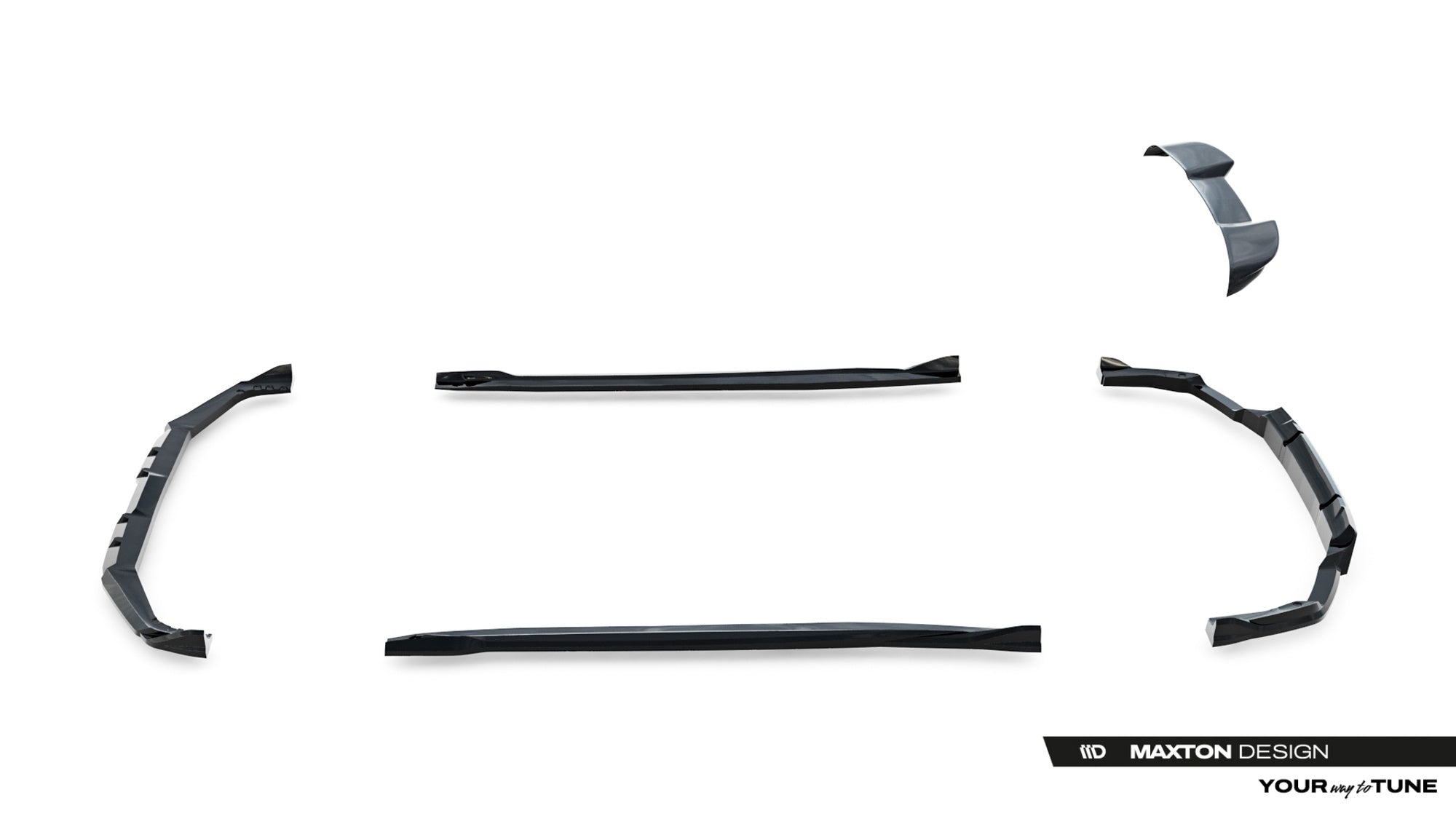 Maxton Design Set Of Splitters para BMW X5 M F95 Facelift - imagen 14