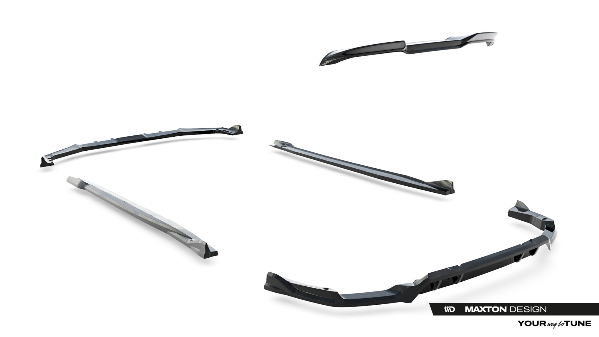 Maxton Design Set Of Splitters para BMW X5 M F95 Facelift - imagen 13