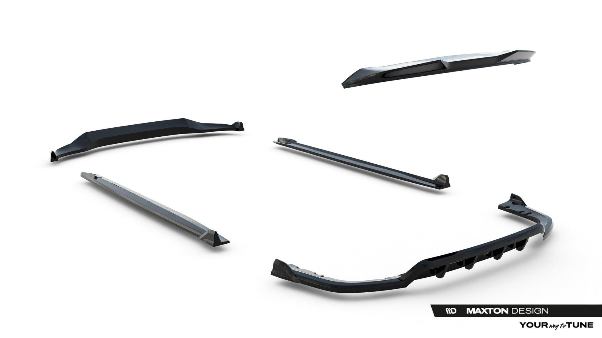 Maxton Design Set Of Splitters para BMW X5 M-Pack G05 - imagen 14